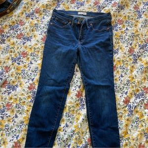 Madewell 9” high rise skinny